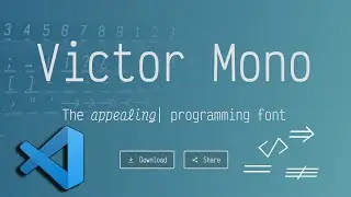 Descargar e Instalar Fuente 'Victor Mono' con Ligaduras en Visual Studio Code