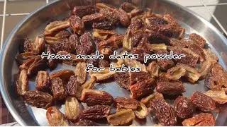Dry dates powder for babies | Home made dates powder for babies 👶