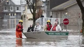 Spring flooding hits Quebec, Ontario, and New Brunswick