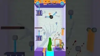 Rescue CAT Cut - Rope  #GAME VIEWS #SHORTS LEVE @blndsundoll4mj