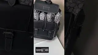 ▫️Обзор объемного брендового рюкзака COACH в натуральной коже.
