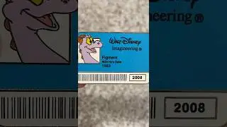 Figment ID badge pin #figment #disney #1983 #disneypintrading #disneypins #waltdisneyworld #epcot