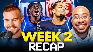 Week 2 INSTANT fantasy takeaways: Odunze breaks out, Nabers goes nuclear, Lions roll