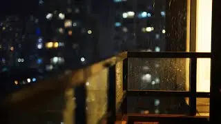 Relaxing Night City Ambience 🌙 Calm Music for Sleep, Stress Relief & Peaceful Evenings