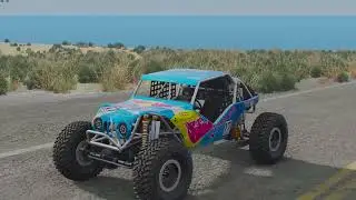 UTV Offroading Adventure on Desert Dunes - BeamNG.Drive