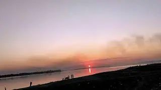 Sunset timelapse | Brahmaputra river | guwahati