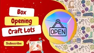 A Craft Lot Box Opening