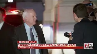 'Skinny Bill' defeated in Senate 49-51