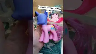 latest commission✨ #ooak #mylittlepony #repaint #art #artist #oc #ooakdoll #ponies #custompony