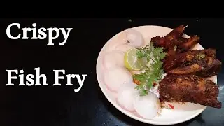 Crispy Fish Fry - How to make Crispy Fish Fry || Kitchen Flavours ||