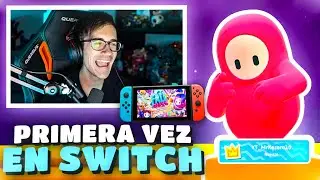 MI PRIMERA VEZ JUGANDO FALL GUYS EN SWITCH