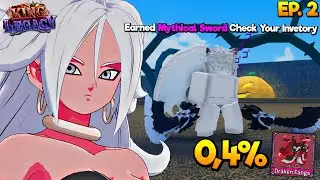 SOU O MAIS SORTUDO DO KING LEGACY!!! 🌟 PEGUEI A ESPADA RARA DE 0.4%! | Bounty Hunter (EP 2) 🔥⚔️