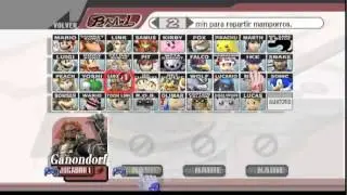 obtener todos los personajes secretos del super smash bros brawl y sus respectivos colores
