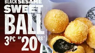 mukbang review black sesame sweet ball dari kfc & premium durian ball dari a&w, enak mana yaa..