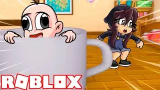 BEBE NOOB JUEGA LAS ESCONDIDAS EN LA CASA 🤫😂  ESCONDITE BEBECITOS ROBLOX