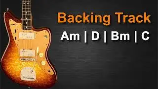 Hard Rock Guitar Backing Track A Dorian | 125 BPM |