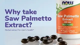 NOW&reg; Saw Palmetto Supplements: Herbal Support for Men&rsquo;s Health