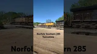 Norfolk Southern 285 with NS, UP Power #unionpacific #norfolksouthern @CameraBryan #containertrain