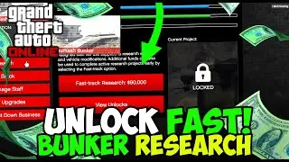 GTA 5 Online: How to Unlock All Research Items FAST in 2025 🔓💡 (Bunker Research Guide!)