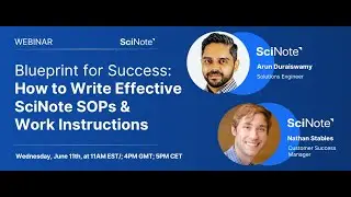 Blueprint for Success: How to Write Effective SciNote SOPs & Work Instructions