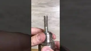 How to enlarge a hole in metal without a drilling machine! #shorts