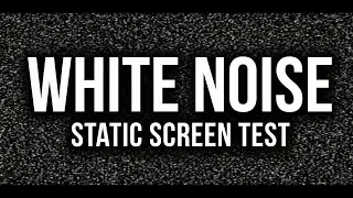 White Noise Screen (1 Hour) &ndash; TV Static Pixel Refresh & Display Test | 4K