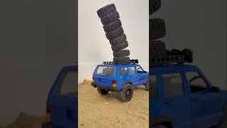 JEEP Cherokee Delivers Off Road Tires #shorts #rc