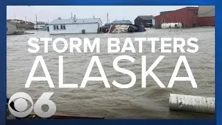 Storm battering western Alaska causes widespread flooding