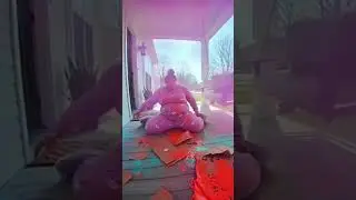 Ring Camera Viral Porch Pirate Caught 📸🔥 #porchpiratebaitbox  #porchpirateexplodingbox