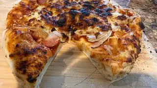 Печем пиццу в новой плите за 2,5 минуты… baking pizza in Frigidaire range for 2,5 min.