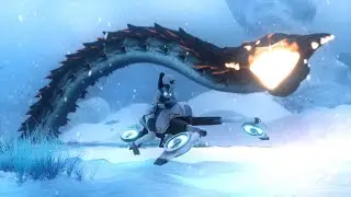 Ice Worm Chase - Subnautica animated