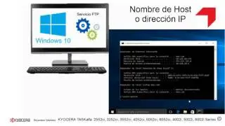 TASKalfa 2552ci series Escaneo a FTP en Windows 10