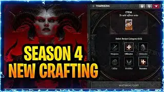 Diablo 4 Сезон 4 НОВОЕ объяснение крафта: закалка и мастерская работа. Новая специализация для финальной стадии игры.