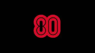 Logo Resmi HUT ke-80 RI | Karya Bram Patria Yoshugi | HUT RI 80 Logo Merah Alpha Vertical