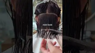 Mini Bob hair cut 💇&zwj;♀️ New hair cut styles Mini bob cut #bobcut #hair #new #haircut #transformation