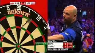 Darin Young vs Adrian Lewis | 2014 World Cup of Darts | Round 2