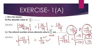 Composite Mathematics Class 8 Chapter 1 Exercise 1A Questions 1 and 2  Rational Numbers | Mamta Mund