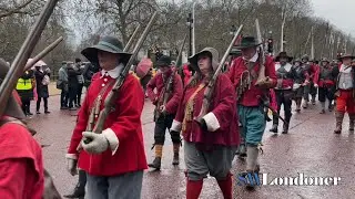 London Marches for Executed King Charles I
