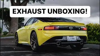 NEW EXHAUST FOR NISSAN Z UNBOXING!