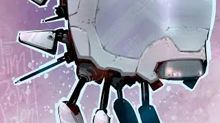 JimRowBots 07 - Procreate Drawing Process