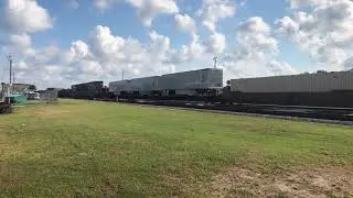 FEC 101 and FEC with Business cars at New Smyrna Beach FL