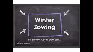 IUN Community Garden: Winter Sowing Workshop - 2022
