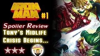 IRON MAN #1: Tony&rsquo;s Full-On Midlife Crisis & NOT DRINKING!