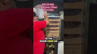 ZIEUN Stainless Steel 84 L Humidor!