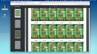 Automate imposition and numbering of raffle tickets using scripts in Fiery JobFlow