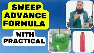 Toilet Cleaner Sweep Advance Formula with Practical | Sweep Chemical Formula Explained