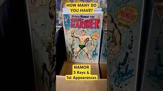 NAMOR THE SUB-MARINER - 5 Keys & 1st Appearances - Silver Age Comic Books