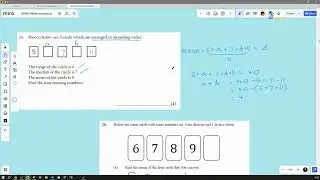 Working out missing numbers from mean, median, mode and range