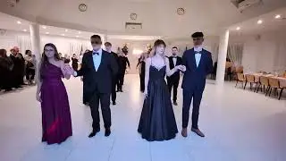 Studniówka I LO CN-B w Ostrołęce - polonez