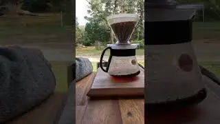 Off grid camper pour over coffee #coffee #offgrid #camper #campervan #grampians #life #australia